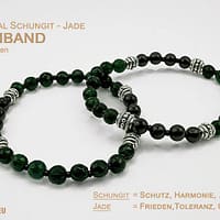 Schungit Armband mit Jade – Gesundheitsarmband