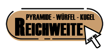 reichweite von schungit pyramide, würfel, kugel