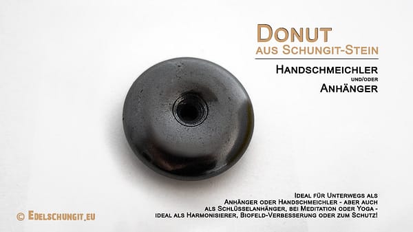 donut trommelstein schungit